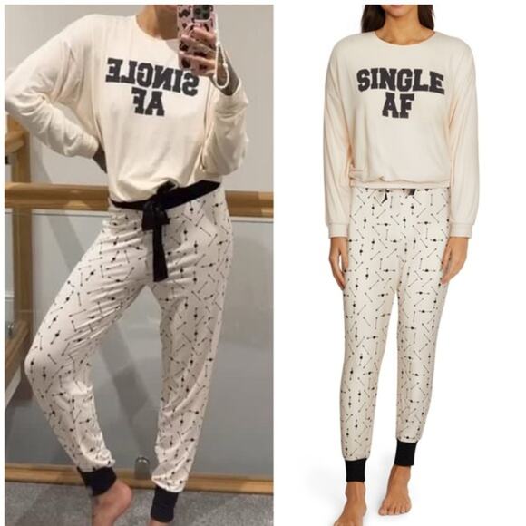 NWT! Wildfox Single AF Pajamas As Seen On Malin Andersson - Picture 2 of 8